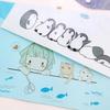 File Bag Cartoon Animal Cute Translucent PVC Folder Organizer Office School Supplies Student Stationery