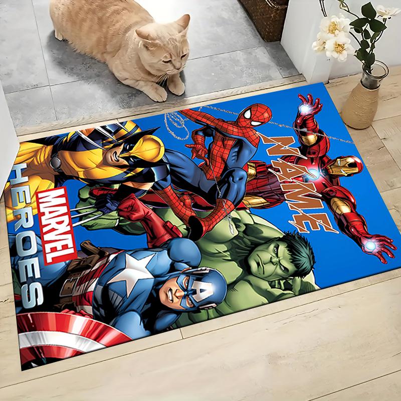 Custom Name Panther Power Symbolism Carpet Rug Customizable Soft Washable Anti-Slip Home Living Room Sofa Mats Personalized Rug. 090912