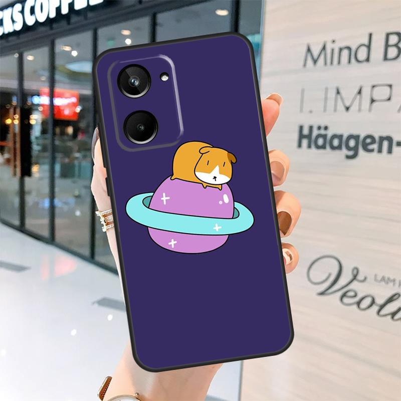 Смешной чехол-шарик с морской свинкой для Realme GT7 Pro GT6 11 12 13 14 15 Pro Plus C55 C53 C35 C33 C61 C65 C67 C53 C71 C75