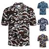 Mens Floral Hawaiian Shirts Short Sleeve Button Down Beach Shirts