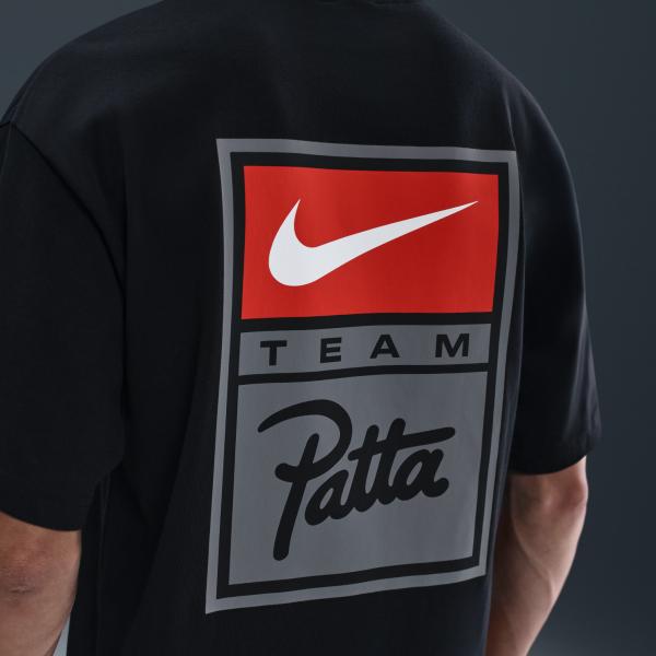 Nike Patta Коллаборация Повседневная футболка с коротким рукавом и круглым вырезом Мужские топы HJ0742-010