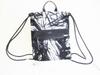 Оригинальный белый и черный нейлоновый рюкзак-сумка Day Pack #7917 Открытая коробка