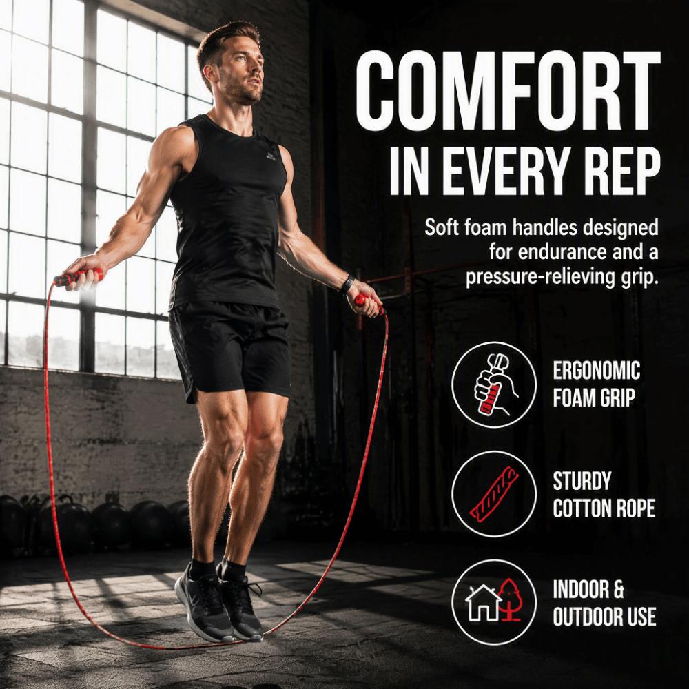 Mechanical Counter Counting Skipping Rope Adjustable Length Exercise Jump Rope Home Fitness