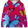 Hoodies Butterfly Outerwear Kids Clothes Girl Boys Sweaters Outdoor Clothes for Children Fashion Clothes Child Girl Sweatshirts