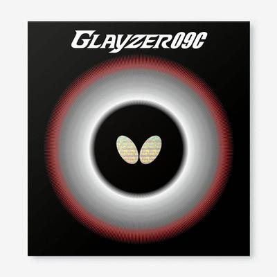Настольный теннис Butterfly, сделано в Японии, резиновый глазурь 09C, мягкая основа, клейкая, высокая прочность, красная, очень толстая 06110 (006)