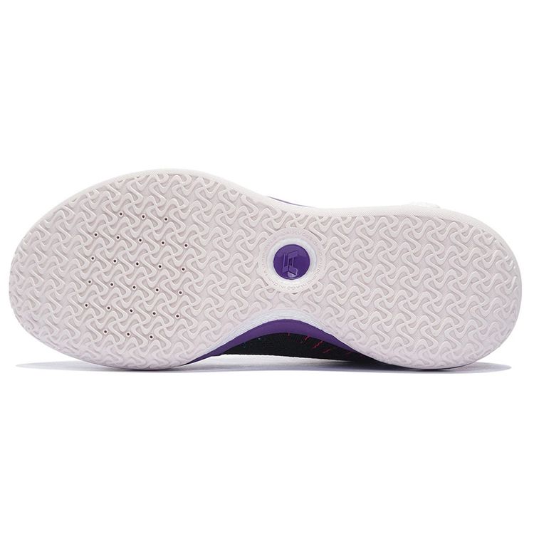 Li Ning Yu Shuai 15 V2 Basketball Shoes Men Sneakers Black Purple ABAS007-4