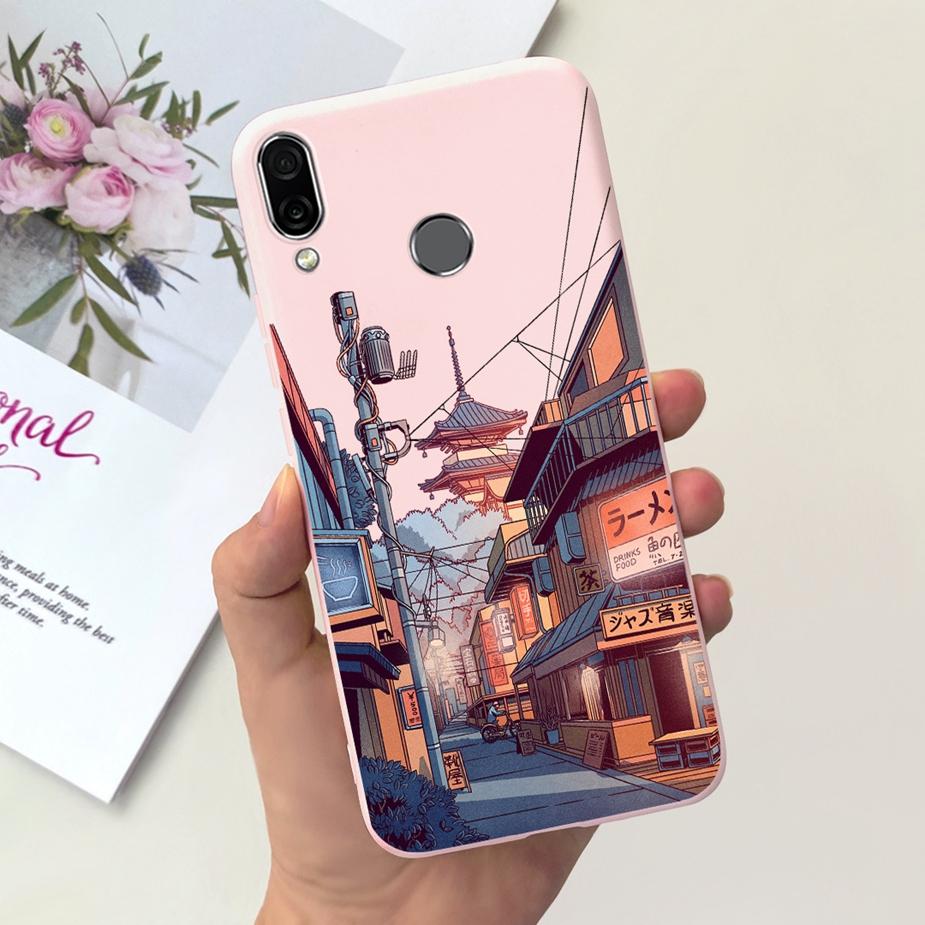 Для Huawei Honor Play Чехол COR-L29 COR-L09 Милый Модный Мультяшный Чехол 6.3'' Мягкий Силиконовый Чехол для Телефона Для Honor Play Fundas Coque