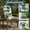Подушка для качалки Adirondack, 44x20x4 дюйма, утолщенная, с высокой спинкой, для патио, водонепроницаемая, для уличной мебели, с завязками
