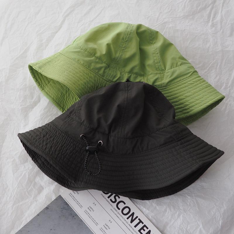 Super Japanese Niche Design Light Breathable Bucket Hat Women Men Versatile Quick-drying Personalized Fruit Green Sun Basin Hat