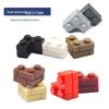 Small Particle L-Shaped Corner Bricks, 2+1 Hole, Compatible with Lego Building High Bricks