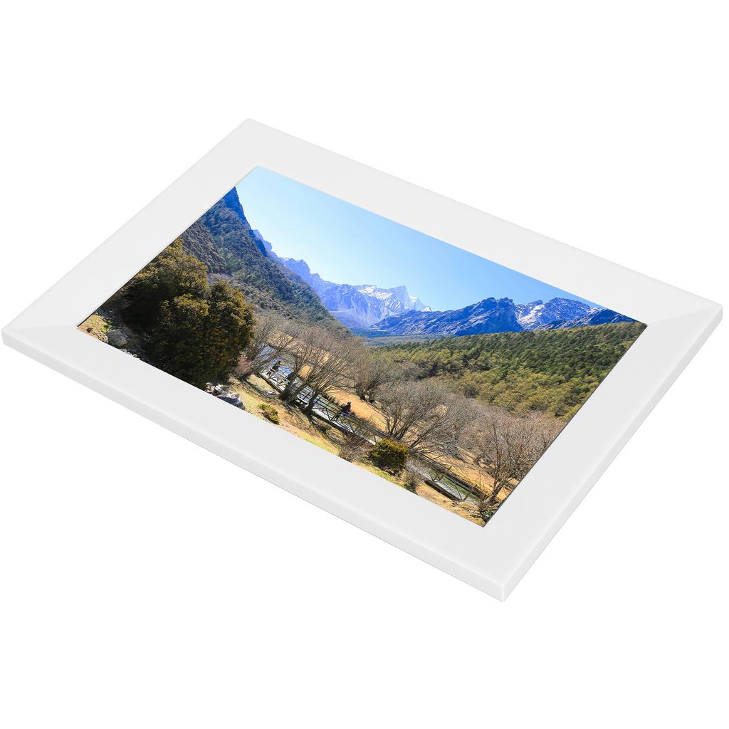 Цифровая фоторамка с сенсорным экраном 10,1 дюйма, поддержка приложения, обмен данными по WiFi, электронная фоторамка с