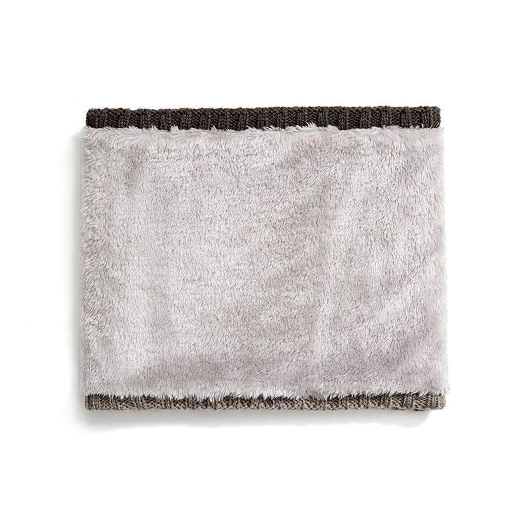 Coldproof Knitted Ring Scarf Warm Wrap Neck Scarves Fashion Thicken Plush Scarf Winter Accessories