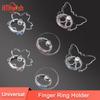 Mobile Phone Ring Holder Transparent Telephone Cellular Support Diamond Clear 360 Degree Socket Stand SmartPhone Accessories
