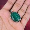 Emerald Pendant, 925 Sterling Silver Pendant Gemstone Jewelry, Handmade Pendant Amazing Jewelry, Gift For Her