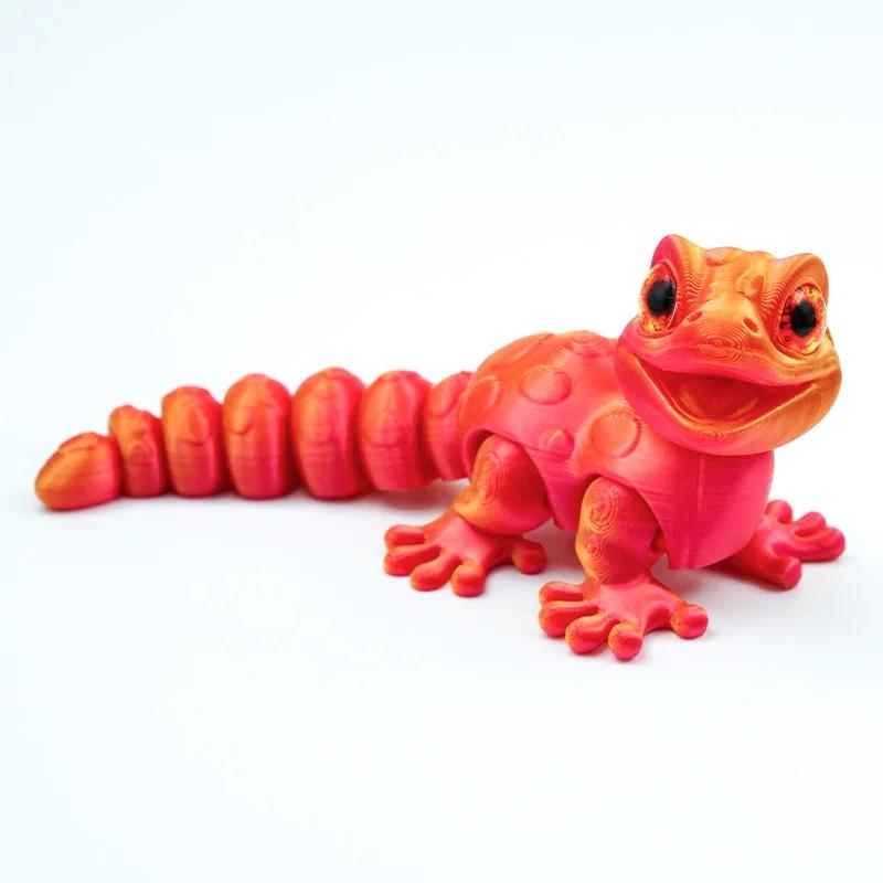 3D-печатная многосуставная подвижная модель животных Детские игрушки Милая рельефная сенсорная игрушка Забавные аксессуары для дома Подарок для детей Настольное украшение