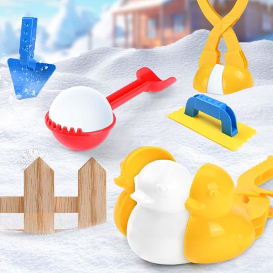 1/5Pcs Snowball Maker Set for Kids Snow Ball Makers Winter Outdoor Play Snowball Clip Fun Snow Fight Toy Gift for Boys And Girls
