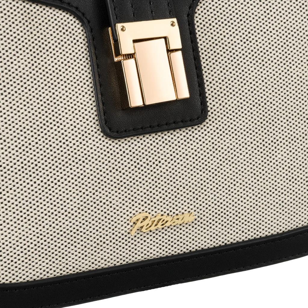 PTN CAN-02-5754 Nat-Black Canvas Bag