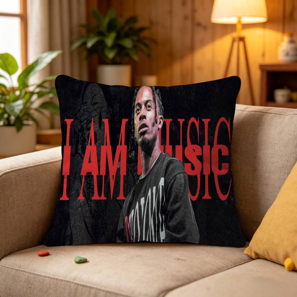 I AM MUSIC Playboi C-Carti Наволочка для подушки 30x50 Полиэстер Декоративные подушки для дивана Декоративные подушки для дома Наволочка