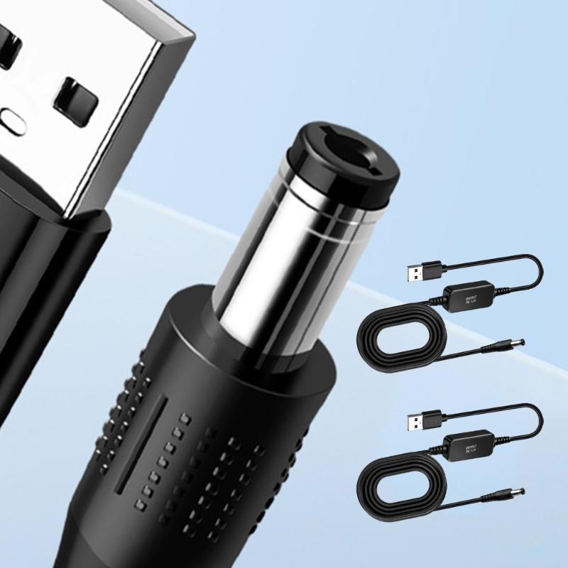 Кабель-переходник USB 5 В на 12 В с разъемом DC5.5 мм и встроенным модулем преобразования для совместимого маломощного оборудования и резервных систем