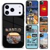 Чехол для телефона Мадрид Столица Испания для iPhone 17 16 15 Pro Max Air 14 13 12 11 Plus Ударопрочный Capa Чехол