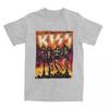 Мужская и женская футболка с графическим принтом Kiss The Band, одежда, забавные футболки с фан-артом Kiss, классическая футболка