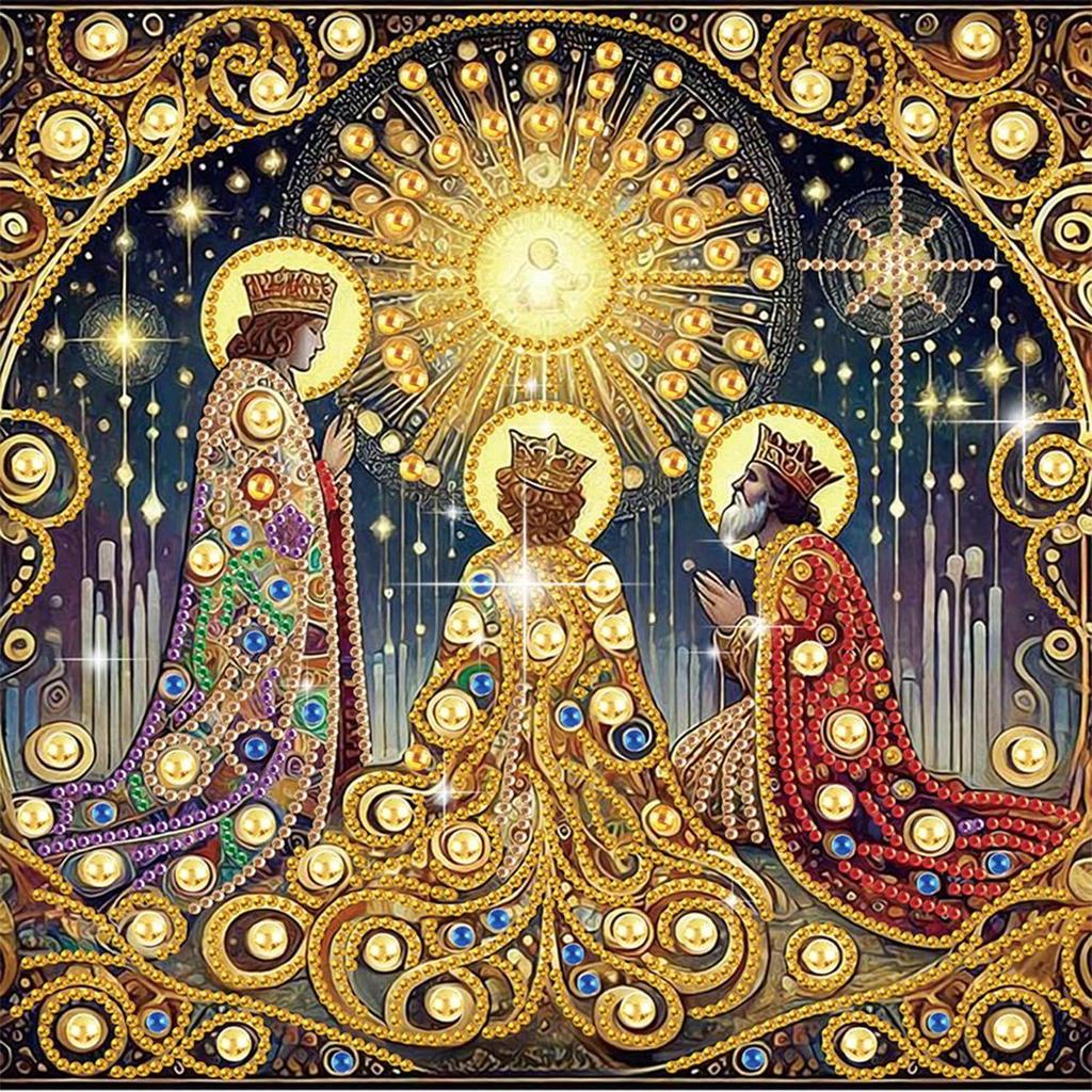 5D DIY Частичная Алмазная Живопись Special Shaped Drill Набор для Декорации 'Паломничество'