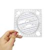 Multifunction Rotatable Drawing Template Art Design Construction Architect Stereo Geometry Circle Drafting Measuring Scale Ruler