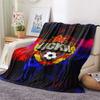 1Pc CSKA Moscow Logo Print Flannel Blanket High Quality Warm Comfortable Cover for All Seasons Perfect for Gifts Home Decor