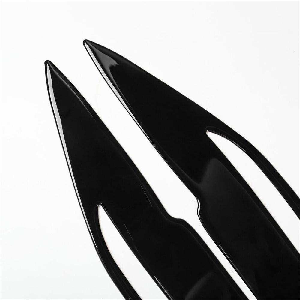 Накладки на фары черного цвета пиано для BMW X5 F15 2014-2018