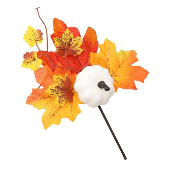 Поддельный кленовый лист, долговечный, простой в уходе, искусственные тыквы, кленовый лист для сбора урожая, вечеринки в честь Дня благодарения, Хэллоуина