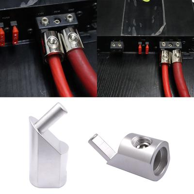 2 шт. Переходник с 1/0 AWG на 4 AWG для автомобильной аудиосистемы, питание/земля, вход усилителя, адаптер-переходник, алюминиевый для автомобильной аудиосистемы