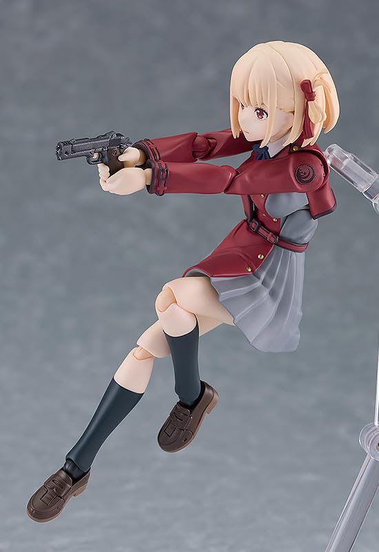Figma Lycoris Recoil Senzoku Nishikigi пластиковая раскрашенная подвижная фигурка Немасштабная