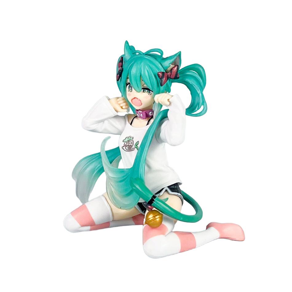 11-20 см Фигурка Хацунэ Мику X Киннаморолл Аниме Коллекционные Модели Декоративные Украшения Детский День Рождения Рождество Каваии Подарок