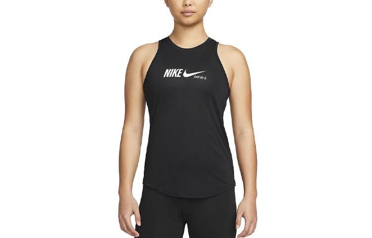 Nike Женские майки Черные Прямой крой DM7368-010