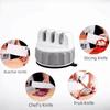 3 Stages Sharpening Stone Quick Sharpening Cutter Whetstone Portable Mini Cutter Sharpener  Kitchen
