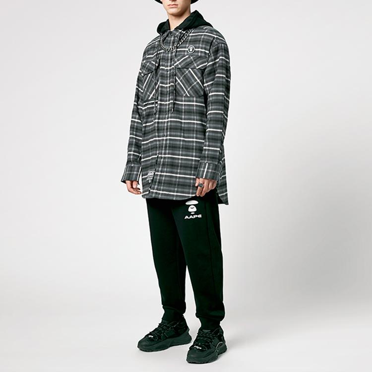 Aape Casual Pants Men's Moderate Cuffed Pants AAPPTM6700XXF