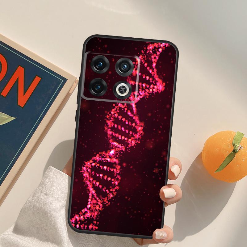 Научный чехол с ДНК и биологией для OnePlus 13R 12R 10R 13T 10T 11 12 13 15 OnePlus Nord 5 CE 2 3 4 Lite N20 N30