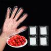 200PCS Food Grade Transparent Disposable Gloves Edible Film Gloves Sanitary Cleaning Gloves Multi-purpose Kitchen Supplies