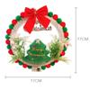 New Year Gifts Xmas Decorations With Lights Pendant Ornament DIY Wreath Materials Home Decoration