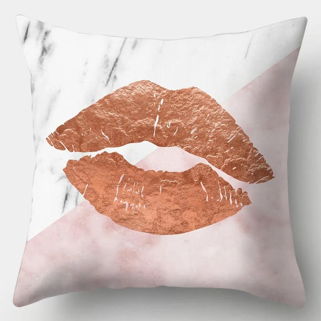 Офис Гостиная Дом Наволочка Розовая Геометрическая Наволочка Украшения для Машины