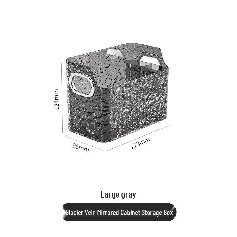 Настенный перфорированный ящик для хранения в ванной комнате с откидным зеркалом и пыленепроницаемым держателем для ватных палочек.