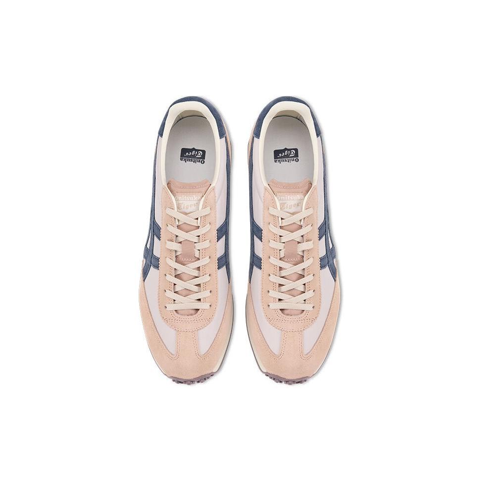 ONITSUKA TIGER Удобные ретро-кроссовки с низким верхом, нескользящая подошва, унисекс, розово-голубые, артикул 1183C263-251