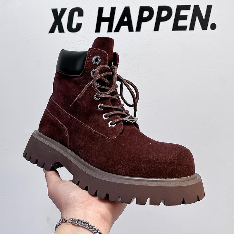 Новые ботинки Martin с толстой подошвой, с завышенной талией, в стиле ретро, со шнуровкой спереди, универсальные, для отдыха на природе, 66681-A