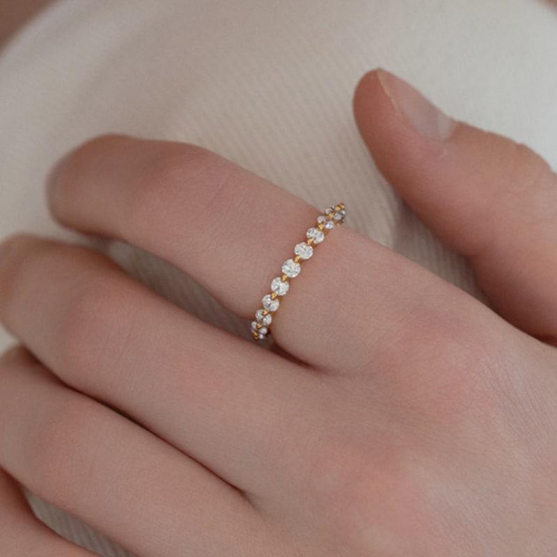 Tatiana (Серебро 925 пробы) Кольцо Вечности CR1887 №13