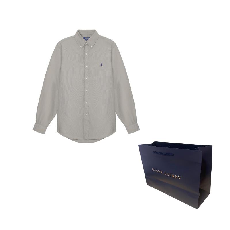 Polo Ralph Lauren Рубашка Мужская Серая MNPOWOV16821891