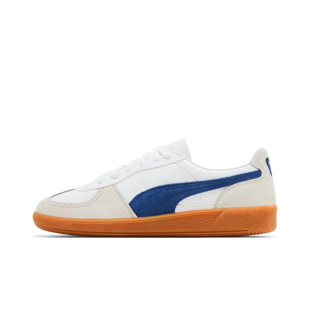Puma Palermo Leather 'White Clyde Royal Gum' (Unisex) White / Vapor Grey / Clyde Royal German Army Trainers 396464 06