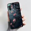 For Sony Xperia 10 VI V IV III II Case Luxury Fashion Butterfly Flowers Soft Black TPU Cover Ultrathin Shockproof Shell Fundas