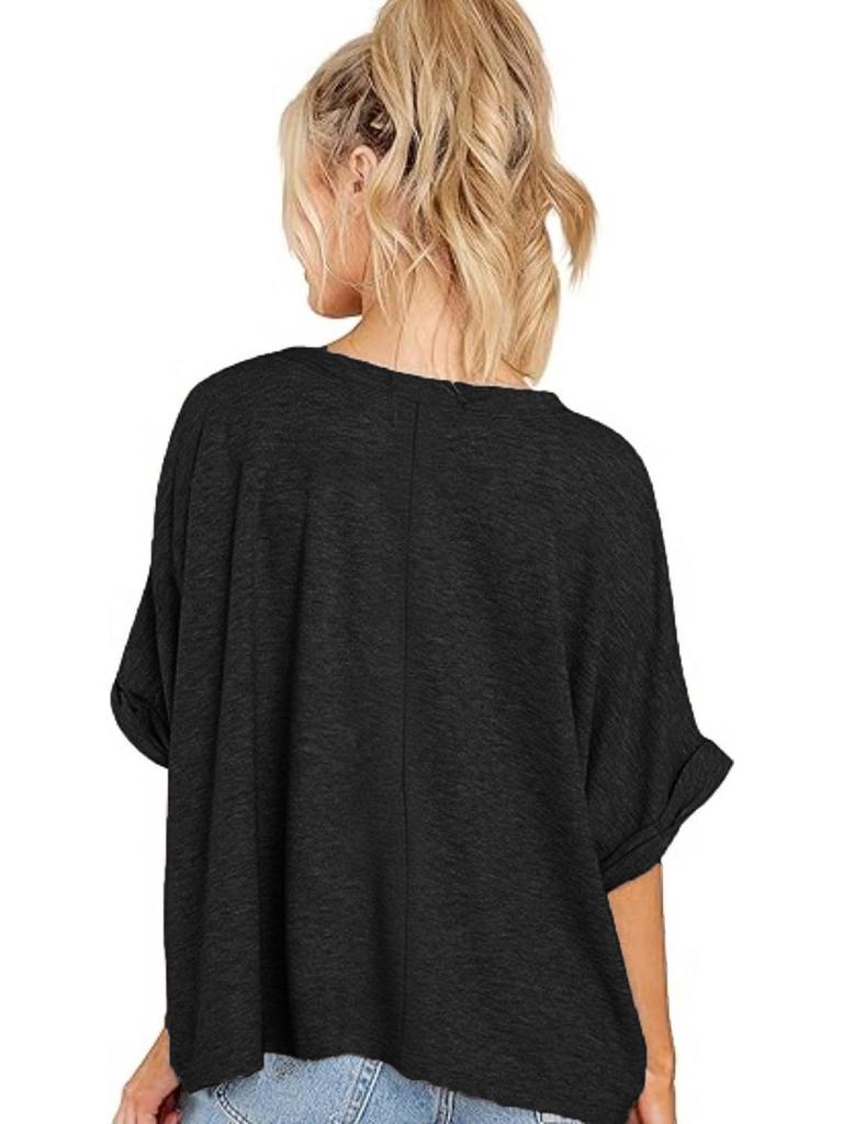 2024 Европейская и американская женская повседневная футболка большого размера с коротким рукавом свободного кроя