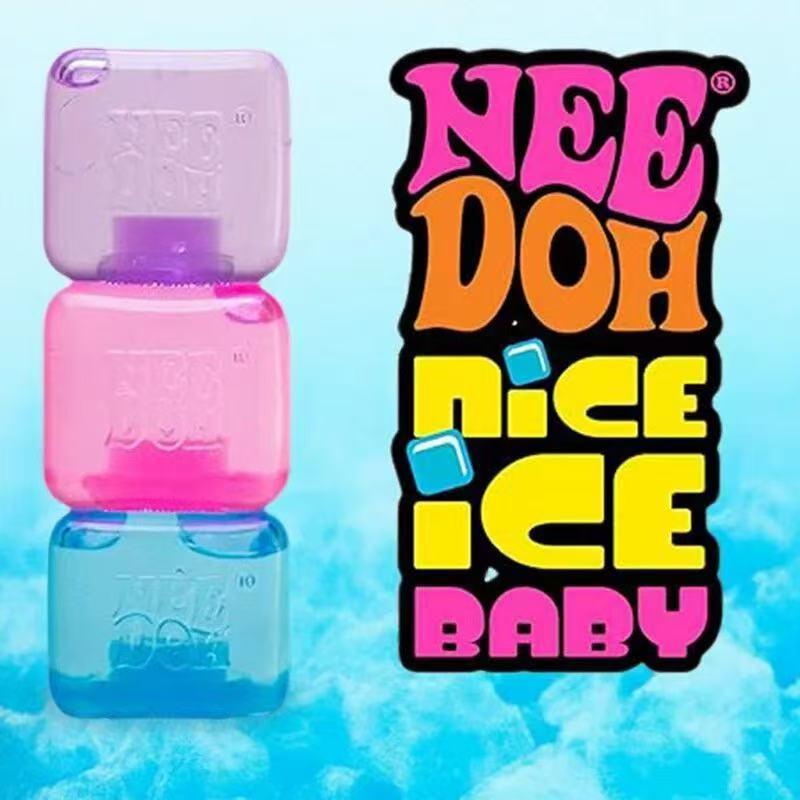**Needoh Decompression Ice Cube Toy - Rebound Squeeze Toy**