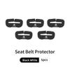 hijk1 Car Seat Belt Buckle Protector Safety Belt Anti-scratch Cover For Volkswagen VW Golf 4 6 GTI Tiguan Passat B5 B6 B7 CC Jetta MK5